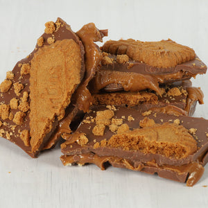 Handmade Biscoff Bliss Milk Chocolate Slab – Belgian Chocolate