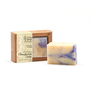 Organic Handmade Artisan Lavender & Oats Soap Bar Mum Bath & Body.