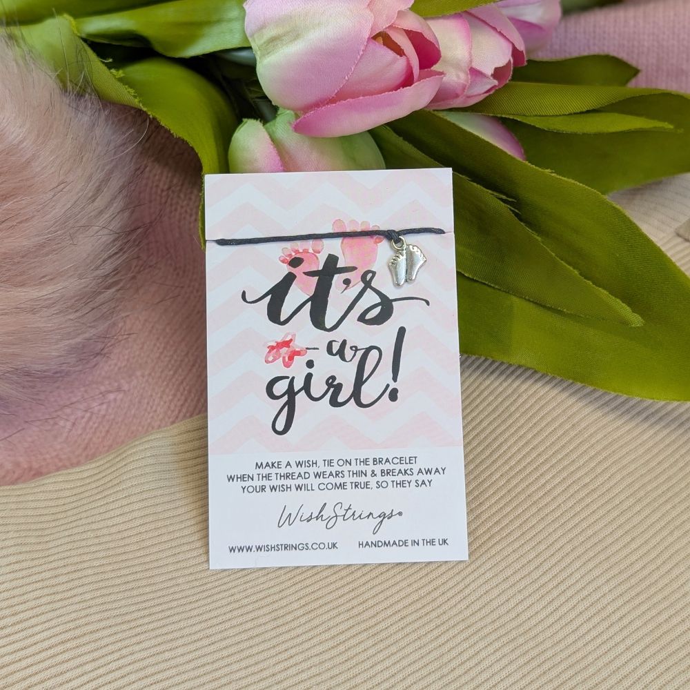 It's a Girl Wish Bracelet Gift – Bumbles Boo