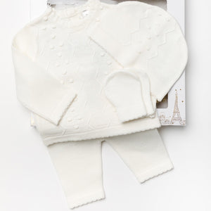 Ivory Baby Knitwear Gift Set – 4 Piece