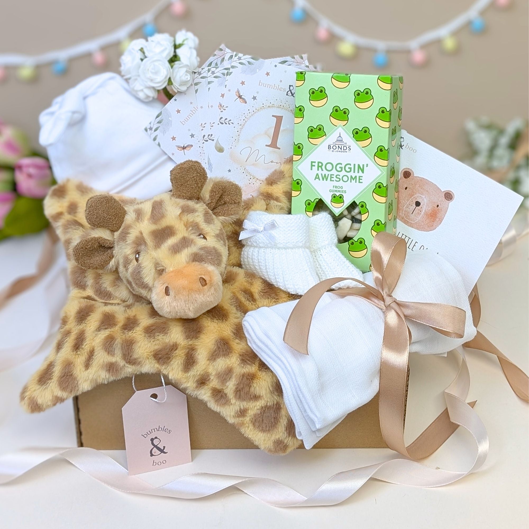 Jelly Giraffe Hamper Baby Shower Gifts Bumbles Boo