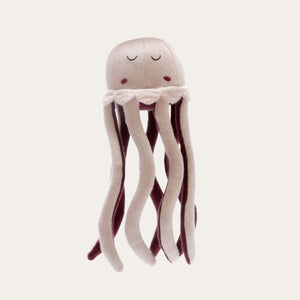 Organic Knitted Pink Jellyfish Cuddly Toys.