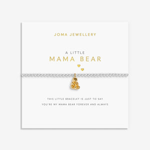 Joma Jewellery Mama Bear bracelet with sentiment card
