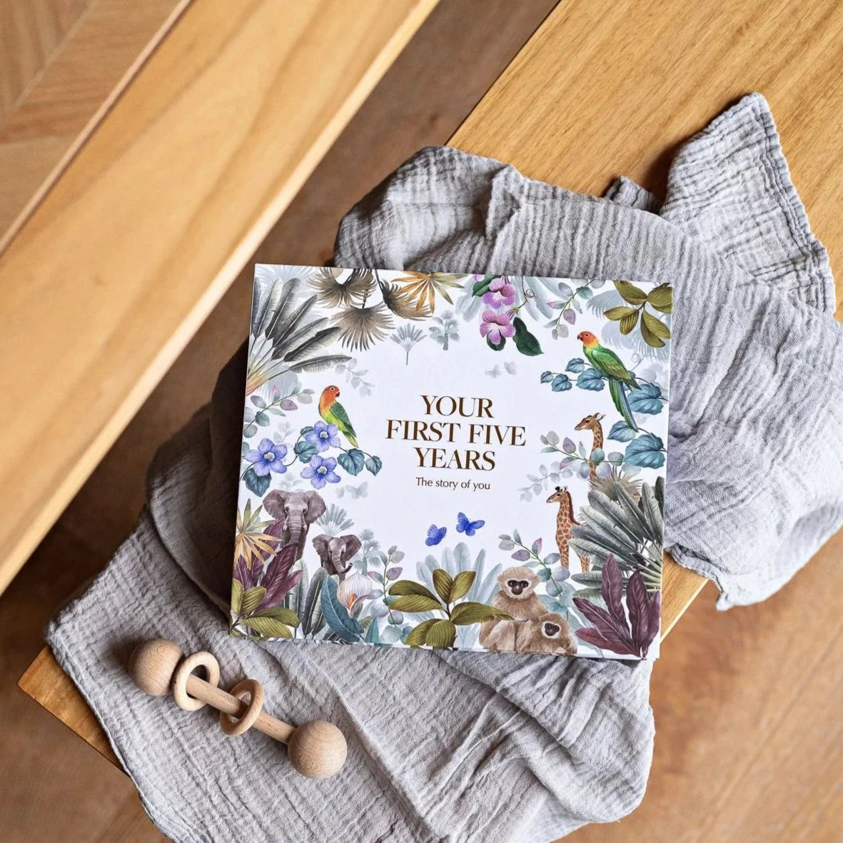 Jungle Baby Memory Book – Illustrated Cover