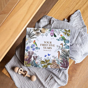 Jungle Baby Memory Book – Illustrated Cover