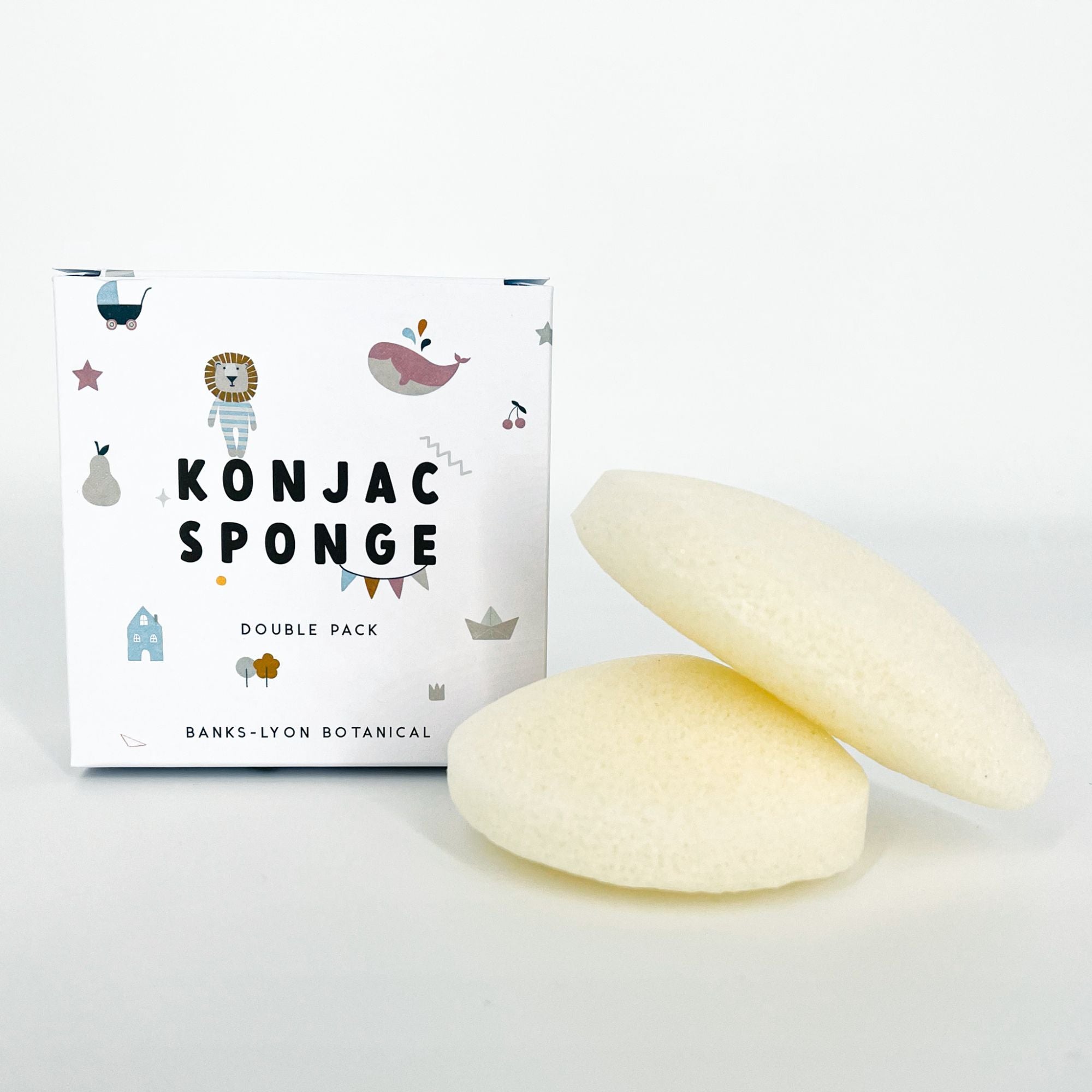 Konjac Sponge Double Pack Baby Bath & Body.