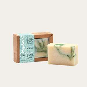 Organic Handmade Artisan Lavender & Tea Tree Soap Bar Mum Bath & Body.