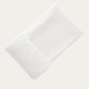White Textured Essentials Baby Blanket – Organic Cotton