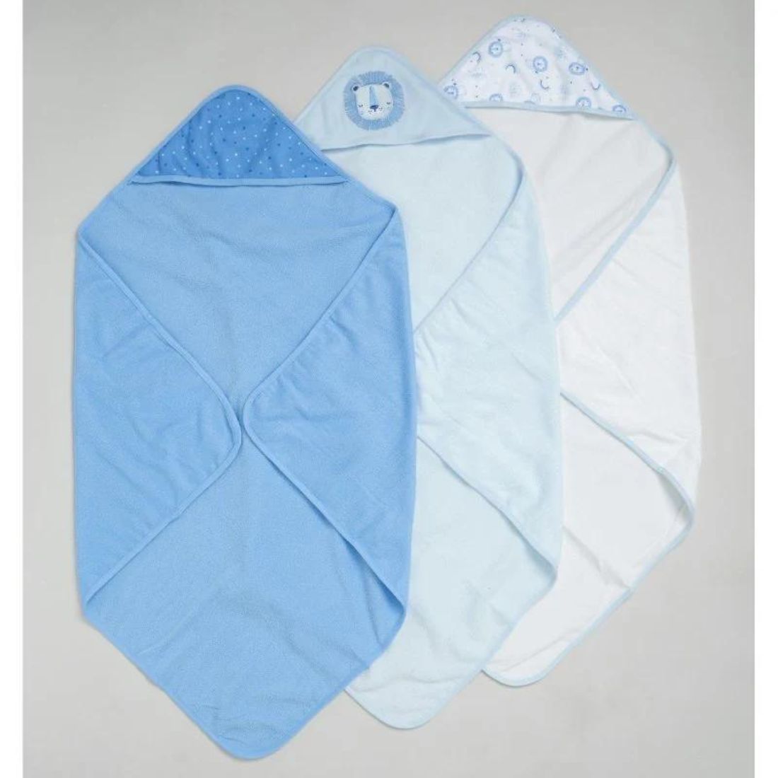 Blue towel and wash cloths