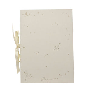 Birth Certificate Keepsake – ivory holder with ribbon