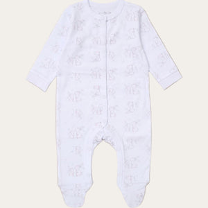 Baby clothing set with I Love You bunny bib