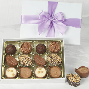 Luxury Caramel Collection – 12 Piece Chocolate Gift Box