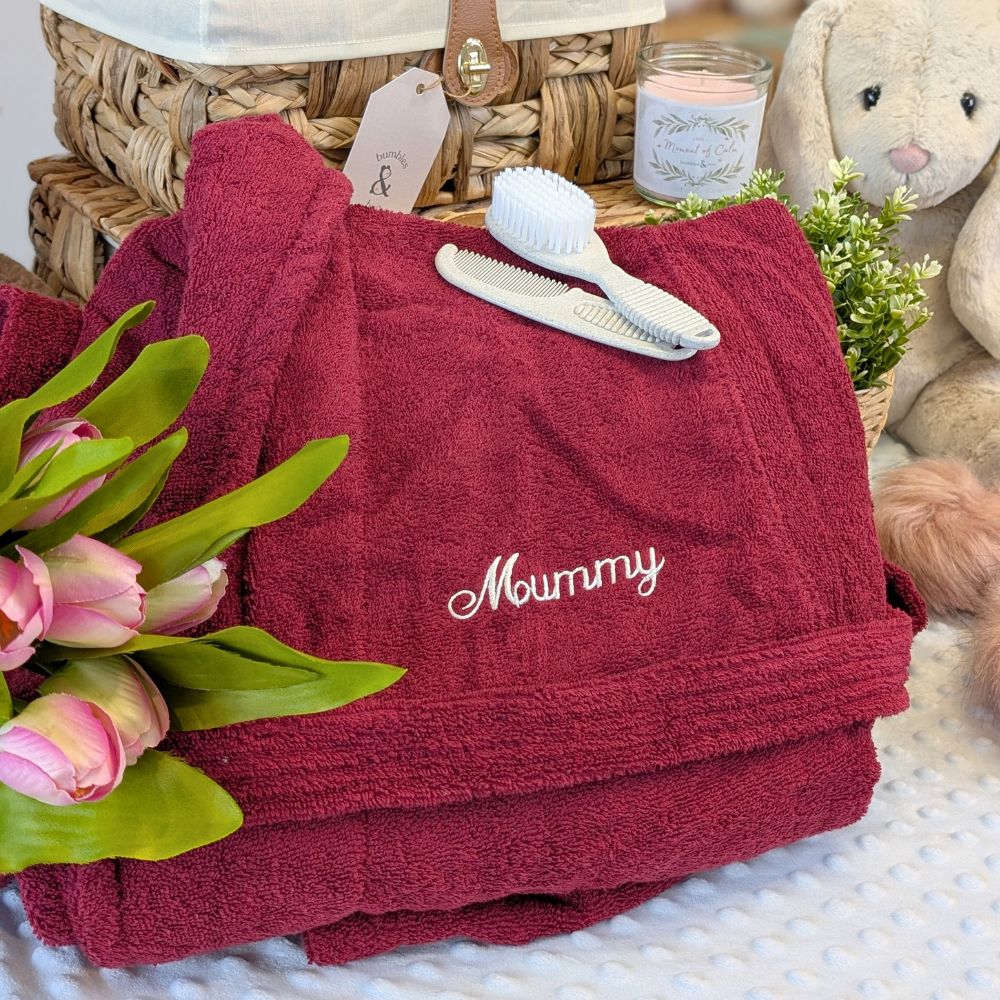 Maroon Mummy Dressing Gown