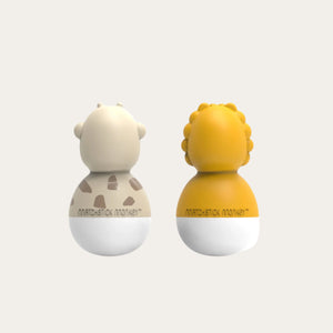 Silicone bath toys for baby – Giraffe and Lion