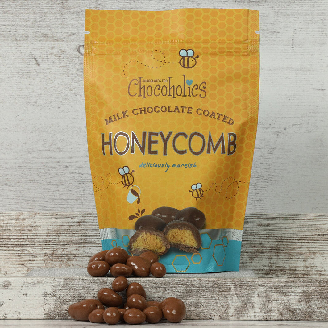 Milk chocolate coated honeycomb bites 190g