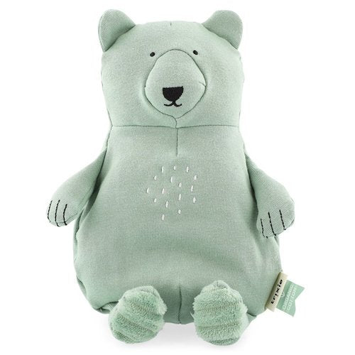 Seafoam-green polar bear soft toy