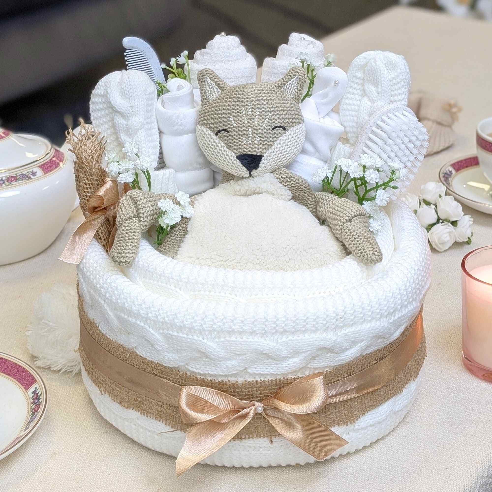 Baby Boy Diaper Cake Ideas Unisex Stunning White Nappy Cake Baby
