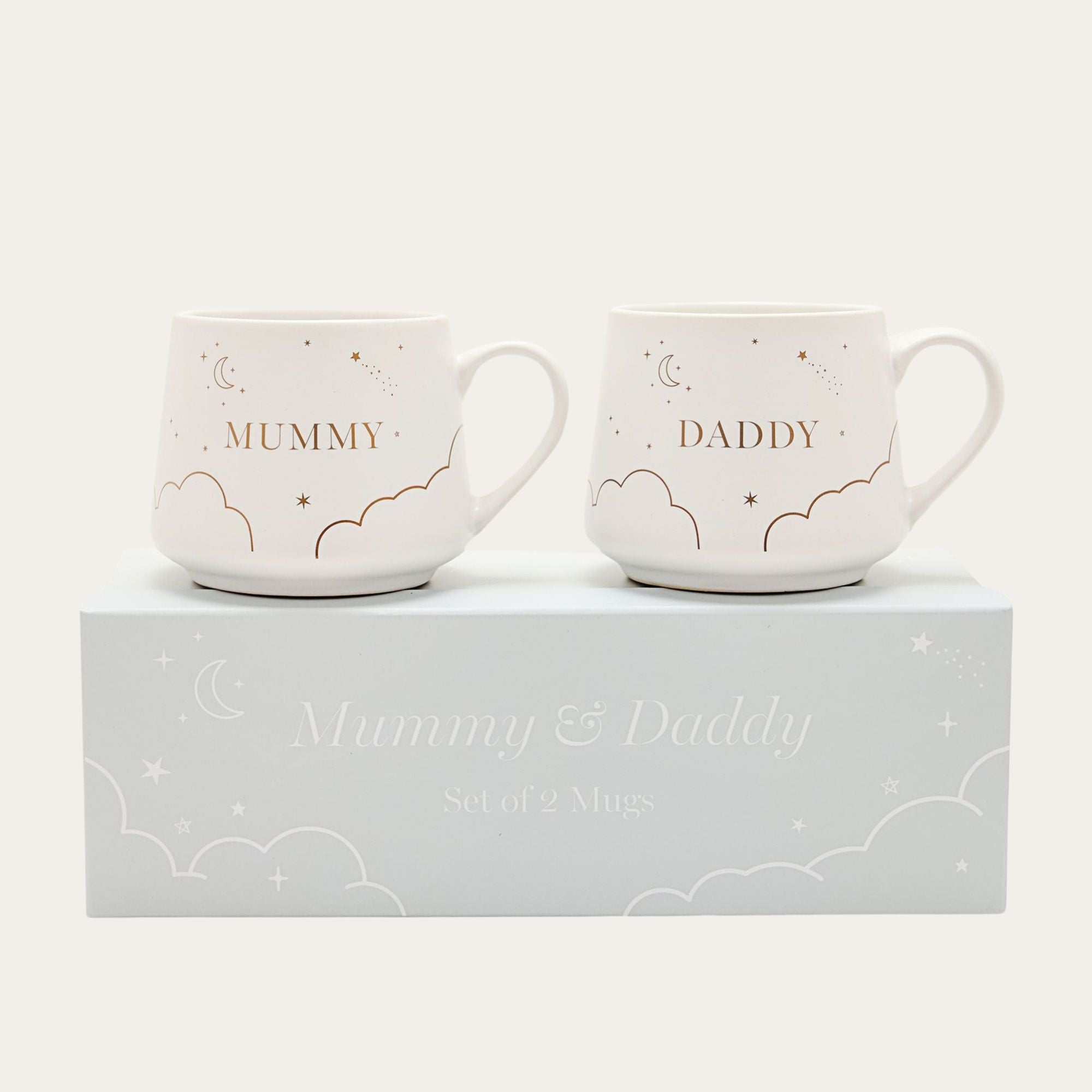 Mugs Mummy and Daddy Set New Dad Gifts.