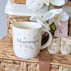 White mug with 'Mummy's Mug' text