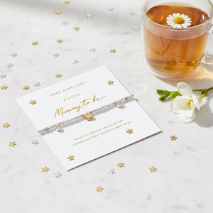 Mummy To Be Bracelet presented on its gift card