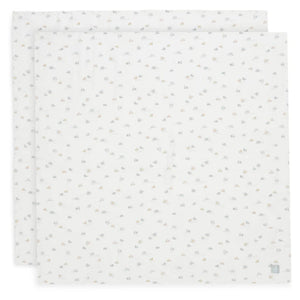 Close-up of On The Go baby muslins – soft cotton 2-pack