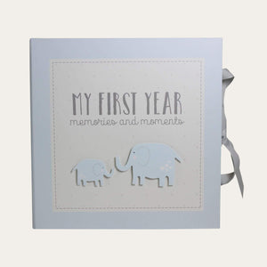 My First Year Memories And Milestones Blue Baby Journal.