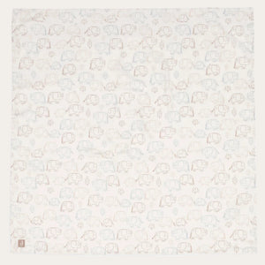 Neutral Elephant Print Muslins – Soft Baby Swaddle