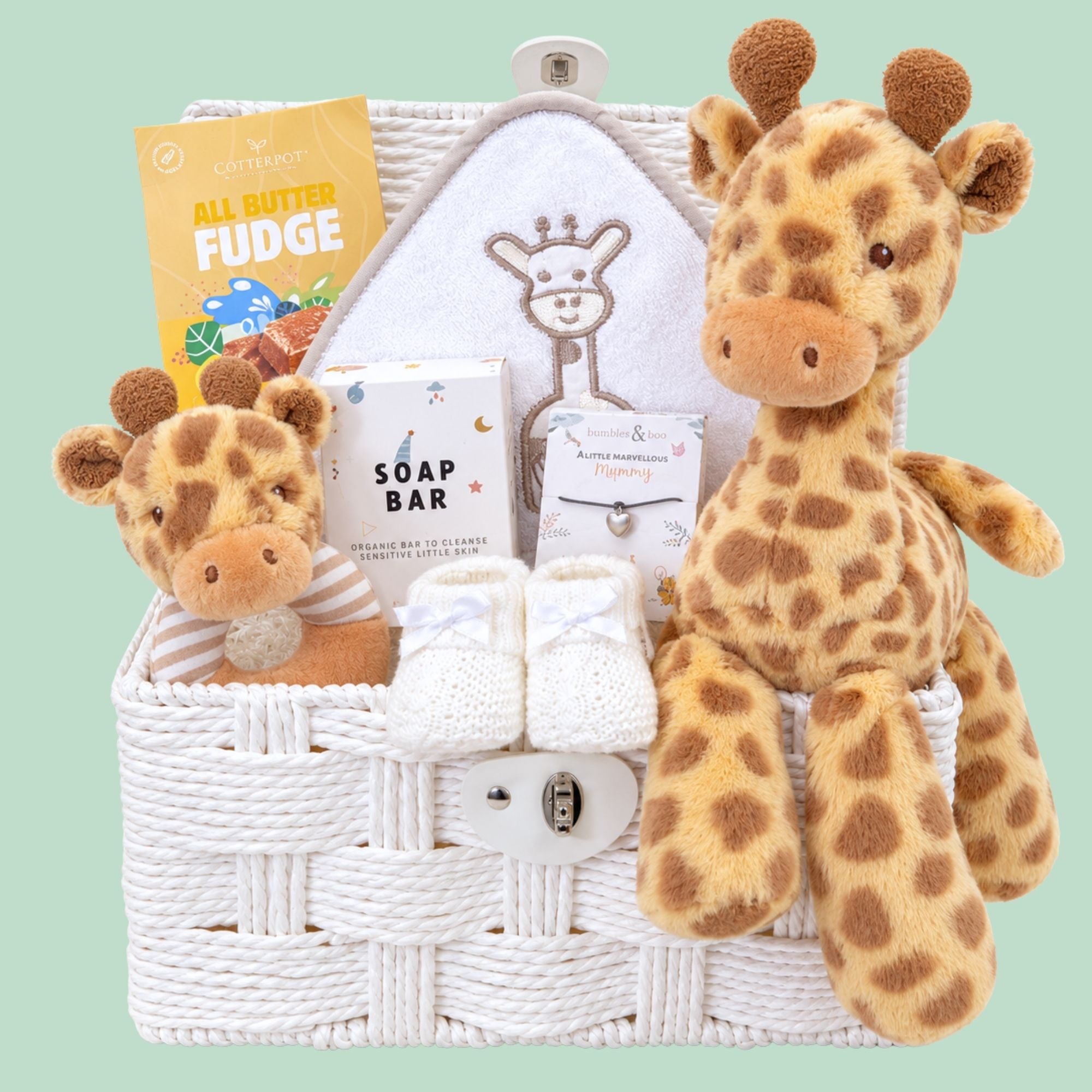 New Parent Gifts Hamper - Giraffe's Cuddles