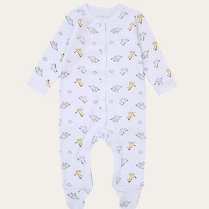 Newborn clothing gift with animal print and soft colours