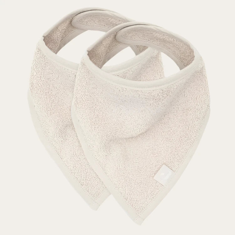 Bandana Bib 2 Pack in Neutral Nougat Bandana Bib.