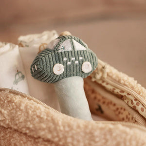 On The Go baby rattle in car shape for sensory play