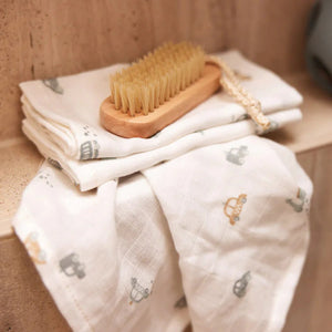 Vehicle print muslins – On The Go swaddle cloths for babies