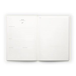 Open pages of bloom pregnancy journal