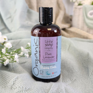 organic bubble bath lavender little soap company