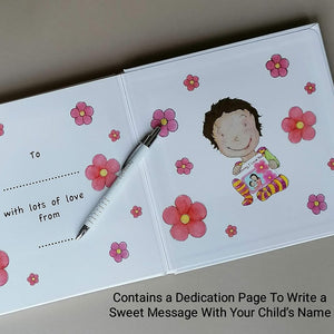 Board book gift with photo slots for 6x4 photos