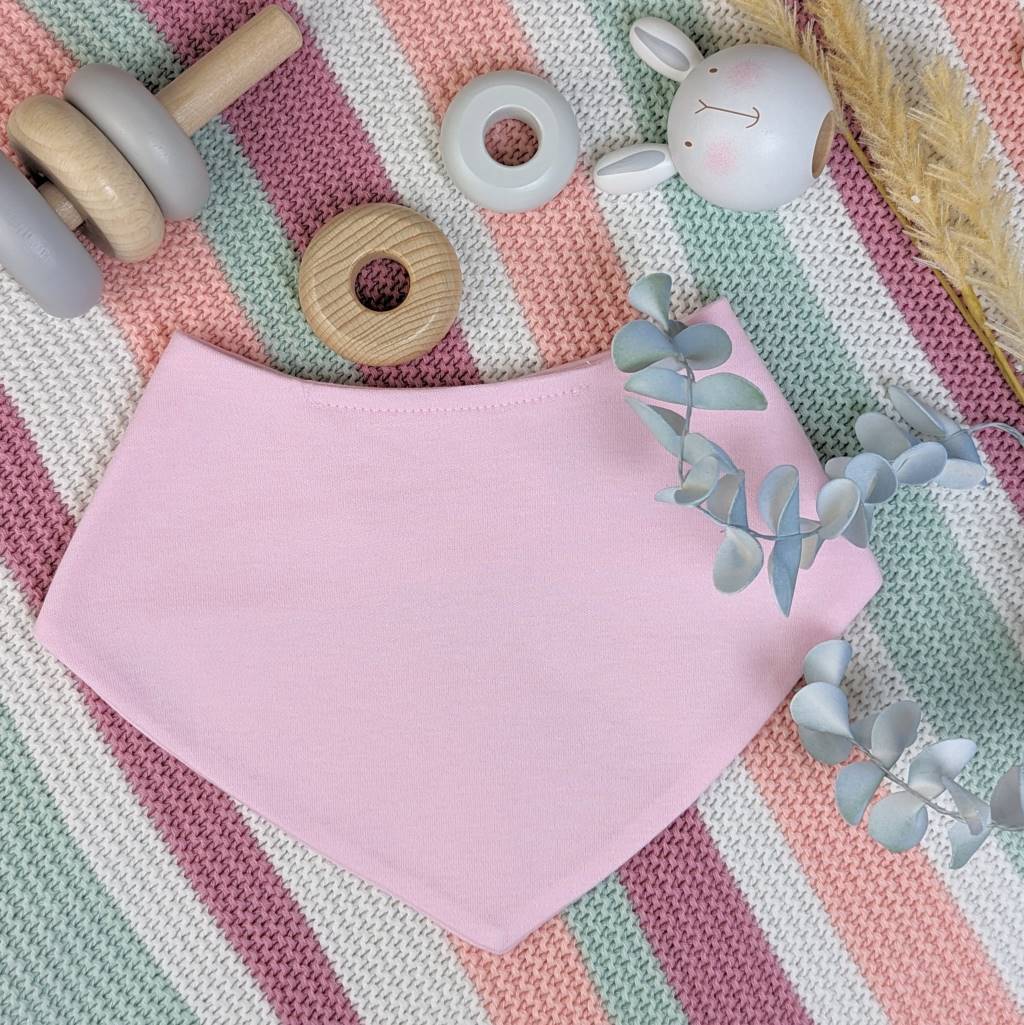 Pink Baby Bandana Bib 0-6 months Bandana Bib.