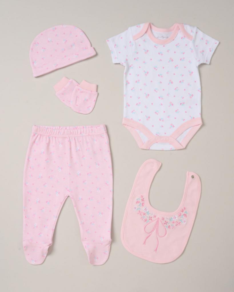 Baby Girl Clothing Gift Set 'Bows' Baby Girl Clothes.