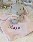 Baby Soother Comforter Pink Bunny