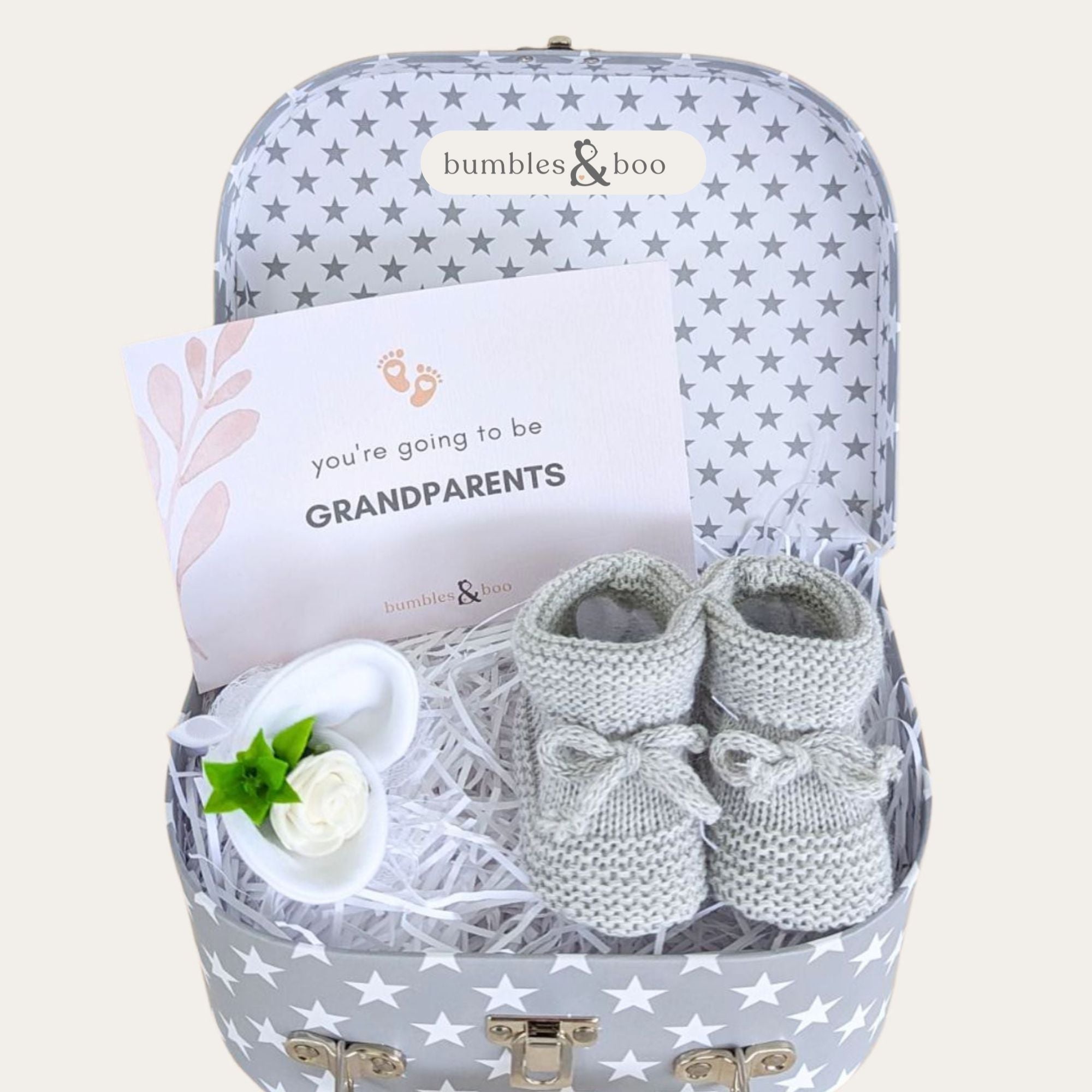 Grandparents To Be Gift Box Pregnancy Reveal Gift Box Bumbles