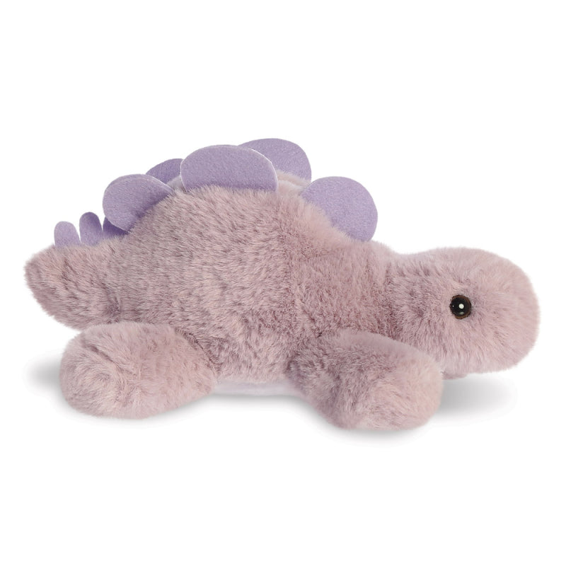 Soft cuddle eco friendly purple stegosaurus soft cuddly plush toy