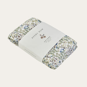 Organic Blanket Swaddle Muslin 'Riverbank' Baby Swaddle.