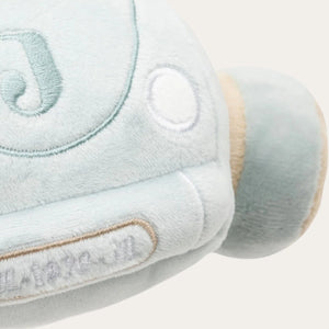 Front view of Sea Green Soft Car Activity Toy for babies