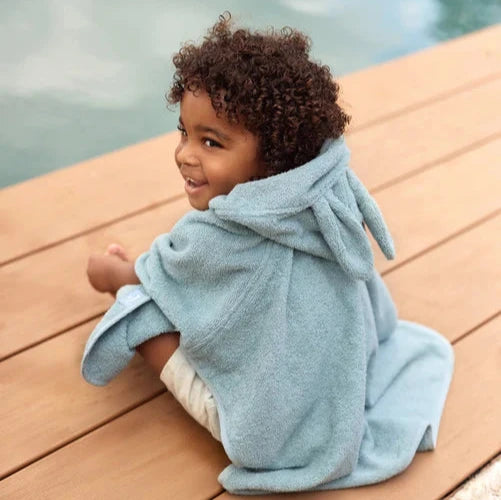Green Hooded Poncho Kids Towel Bath Towels Bumbles Boo