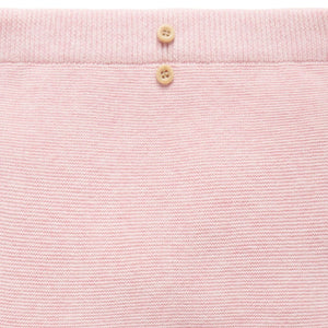 Baby girl leggings with ribbed waist and toes