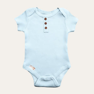 0–3 month baby bodysuit in ribbed cotton