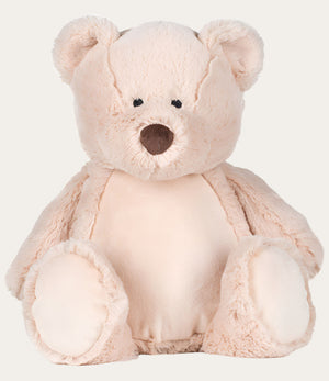 Soft cuddly plush puppy dog toy (45cm) – perfect personalised baby gift