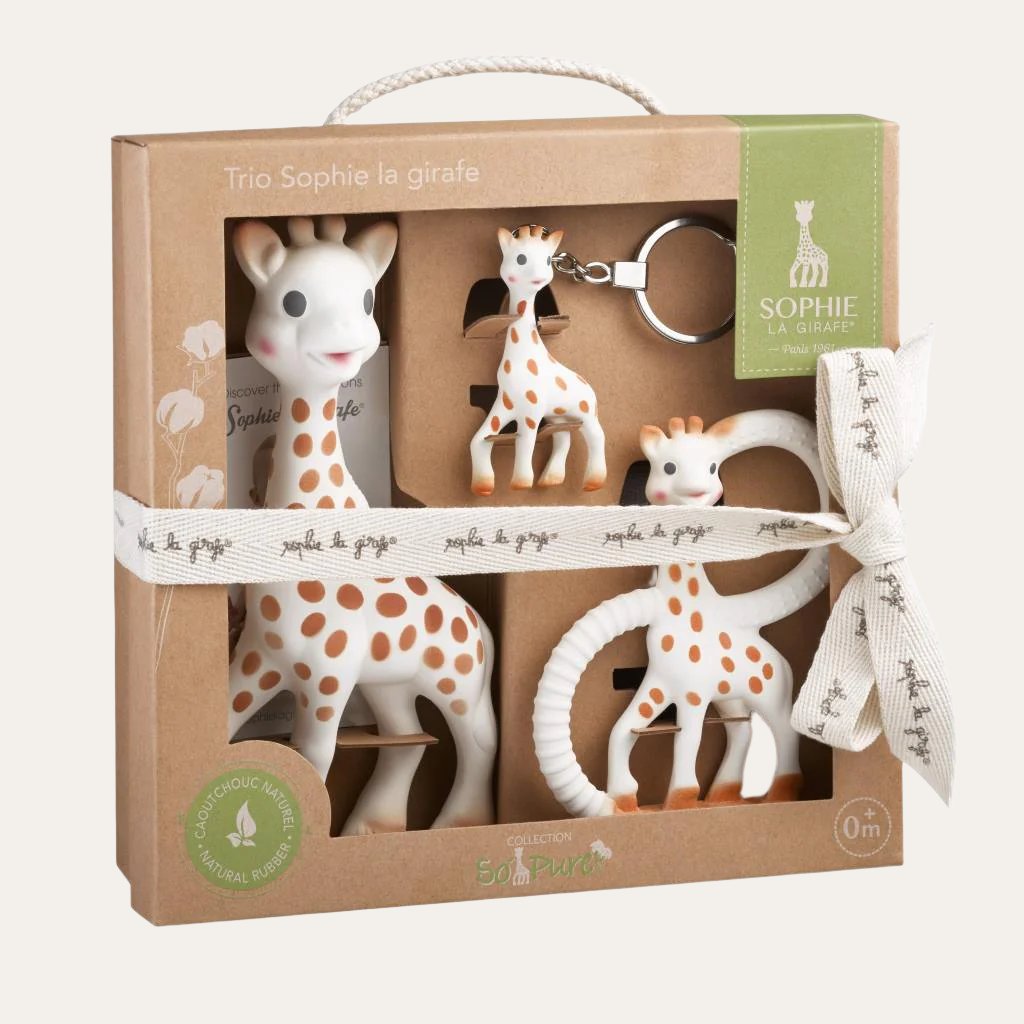 So Pure Sophie the Girafe (Giraffe) Trio Teether.