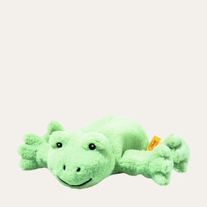 Steiff 'Floppy Cappy' Soft Frog – cuddly plush toy for babies and collectors