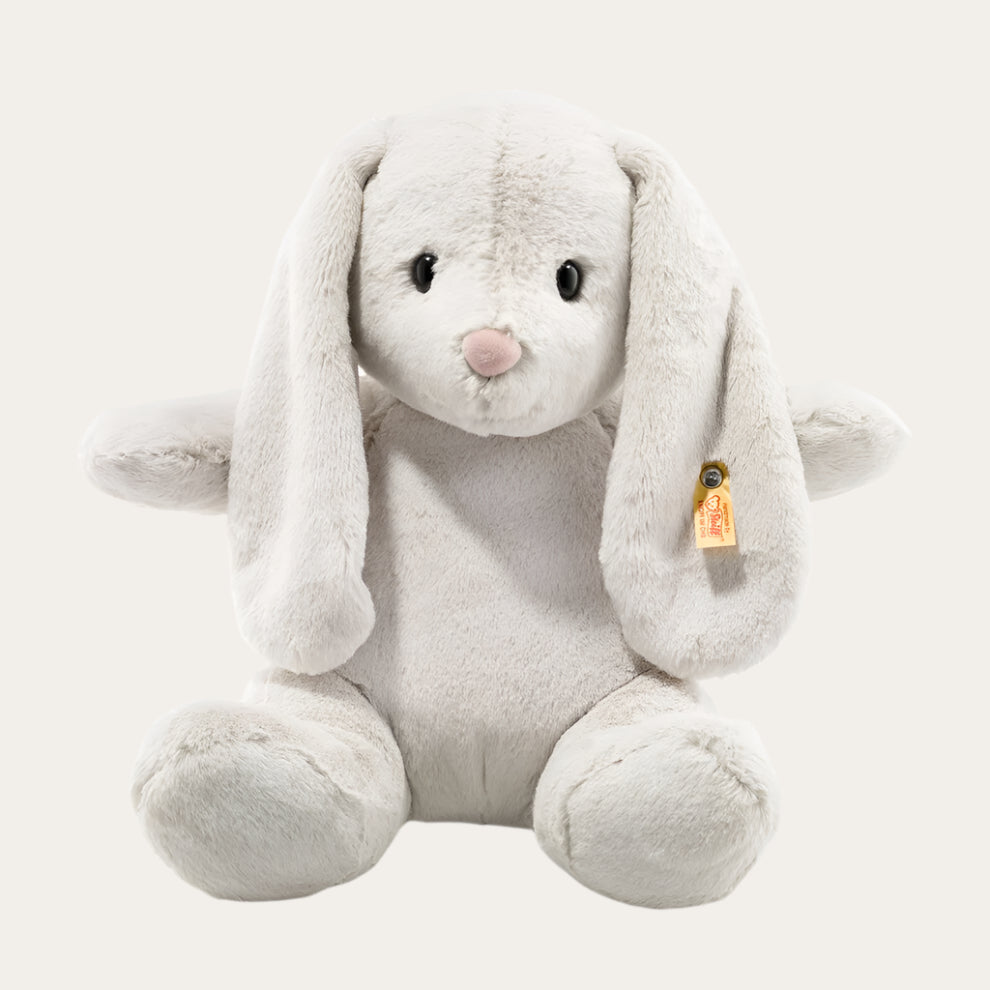 Steiff Large Light Grey 38cm Hoppie Rabbit' by Steiff Cuddly Toys.
