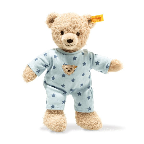 Steiff teddy in blue pyjamas